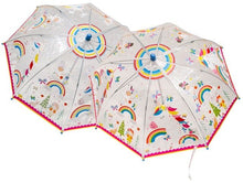 Load image into Gallery viewer, Floss &amp; Rock Colour Changing Transparent Umbrella - Rainbow Fairy
