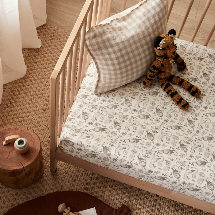 Wilson & Frenchy Cot Sheet - Tribal Woods