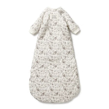 Load image into Gallery viewer, Wilson &amp; Frenchy Organic Long Sleeve Sleeping Bag - 3.5 Tog - Tribal Woods
