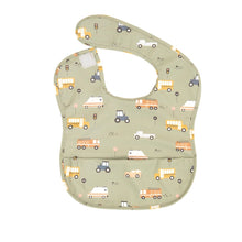 Load image into Gallery viewer, All4ella Recycled Pouch Bib - Trucks
