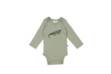 Load image into Gallery viewer, Burrow &amp; Be Tuatara Long Sleeve Bodysuit
