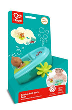 Load image into Gallery viewer, Hape Tubing Pull Back Boat - Water Fun
