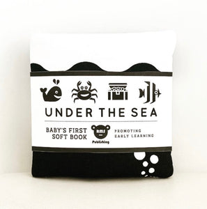 Baby’s First Black & White Fold-Out Soft Book  - Under the Sea
