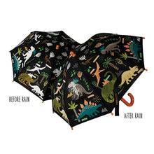 Load image into Gallery viewer, Floss &amp; Rock Colour Changing Umbrella - Dinosaur
