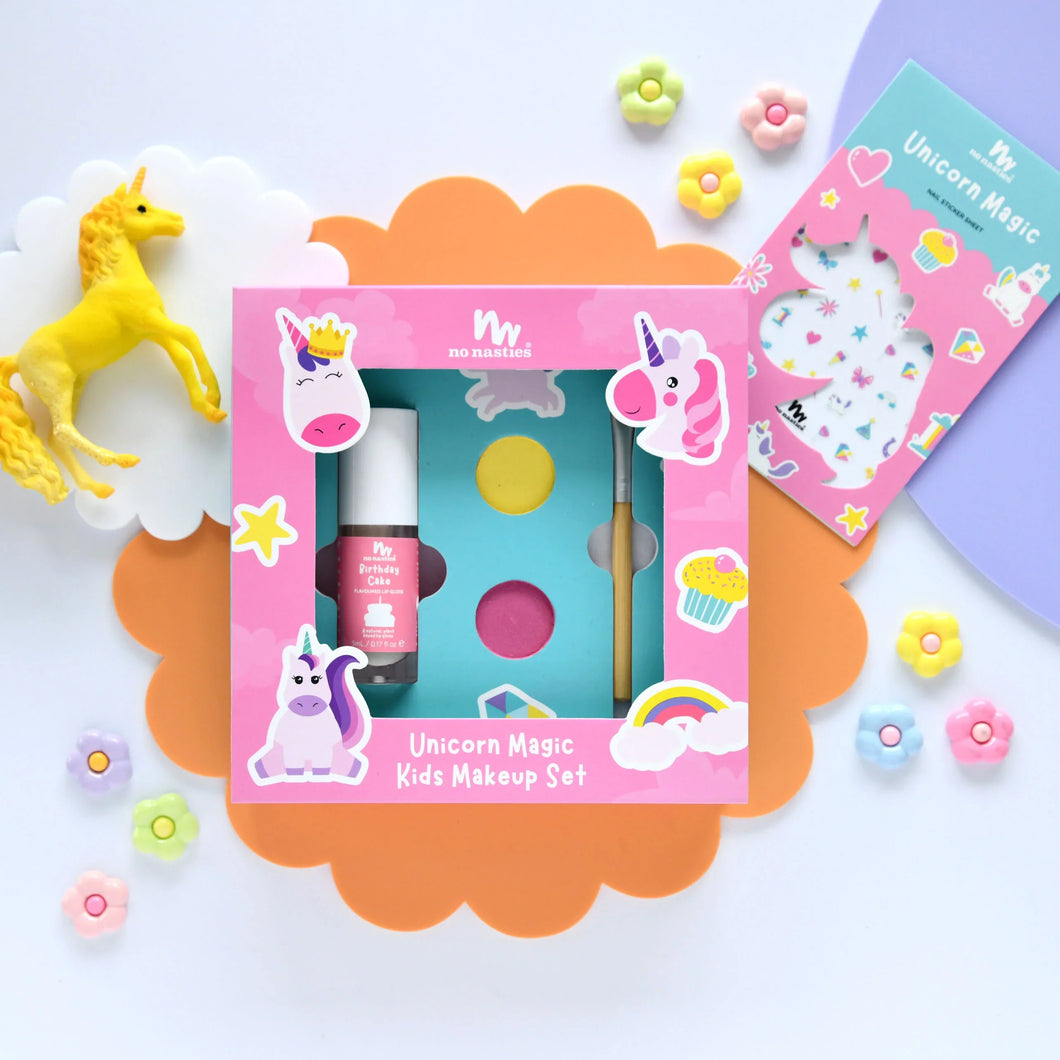 No Nasties Unicorn Magic Natural Kids Makeup Gift Set