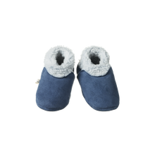 Load image into Gallery viewer, Nature Baby Lambskin Booties - Vintage Indigo

