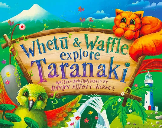 Whetu and Waffle explore Taranaki