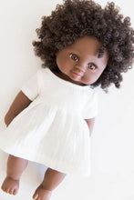 Load image into Gallery viewer, Tiny Islands Doll Clothing - White T-Shirt Dress
