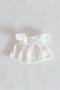 Tiny Islands Doll Clothing - White T-Shirt Dress