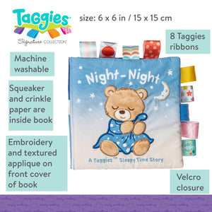 Mary Meyer Taggies Soft Book - Starry Night Teddy