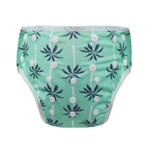 Load image into Gallery viewer, Bear &amp; Moo Swim Nappy - Mint Tropics
