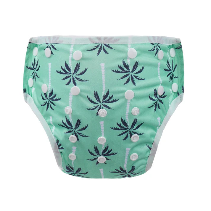 Bear & Moo Swim Nappy - Mint Tropics
