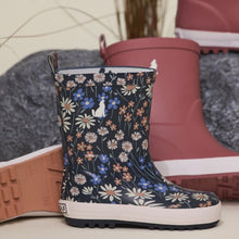Load image into Gallery viewer, Crywolf Rain Boots - Winter Floral - Sizes 21, 22, 23, 24, 25
