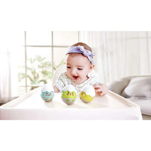 Hape Happy Hatchlings Wobble Rattles - Emotive Eggs