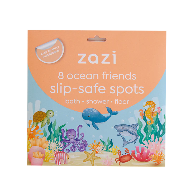 Zazi Slip-Safe Bath Spots - Ocean Friends