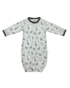 Imababy Convertible 2 n 1 Sleepsuit - Zoo Animals