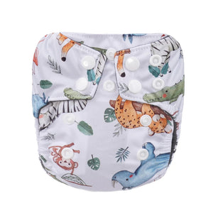 Bear & Moo Newborn Cloth Nappy - Zoo Babies