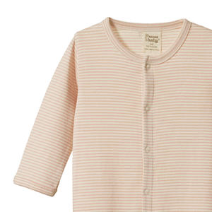 Nature Baby Stretch & Grow - Rose Dust Pinstripe