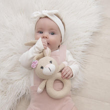 Load image into Gallery viewer, Living Textiles Knitted Rattle - Amelia the Bunny

