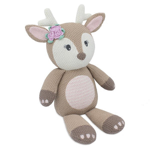 Living Textiles Knitted Toy - Ava the Fawn