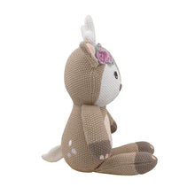 Load image into Gallery viewer, Living Textiles Knitted Toy - Ava the Fawn
