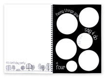 Load image into Gallery viewer, Blueberry Co The Monochrome Baby Book - The Baby Book you can colour in!
