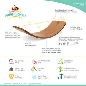 Kinderfeets Kinderboard - Bamboo