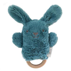 O.B Designs Wooden Teething Rattle - Banjo Bunny