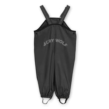 Load image into Gallery viewer, Crywolf Rain Overalls - Black - Sizes 3, 4 years
