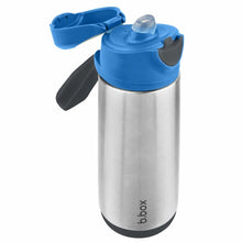 Load image into Gallery viewer, b.box Insulated Sport Spout Bottle 500ml - Blue Slate
