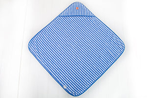 Troupe Baby Hooded Towel - Blue Stripe