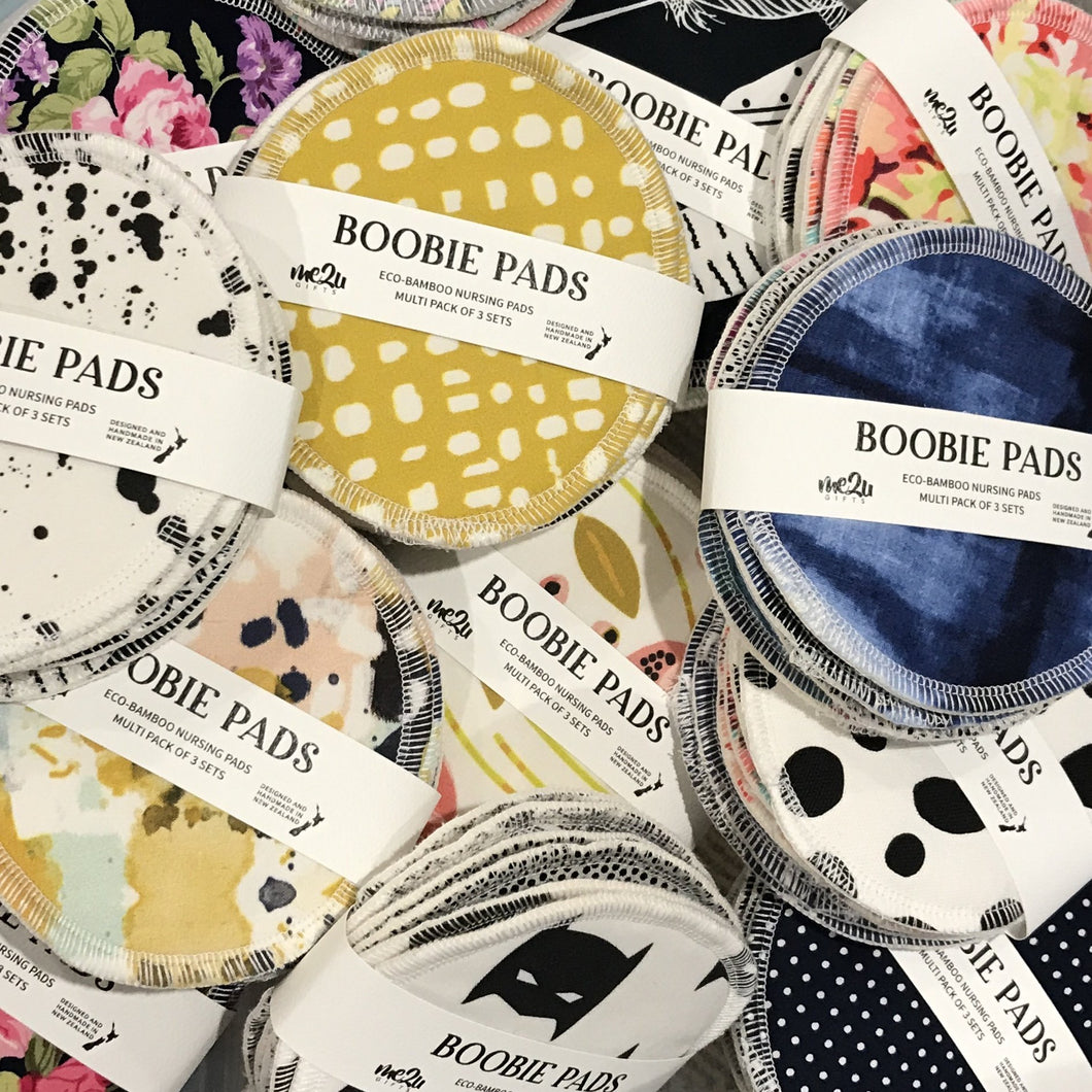 Boobie Pads - Multi mixed 3 Set Pack
