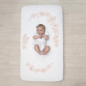 Lolli Living Cot Fitted Sheet (Floral Bouquet)