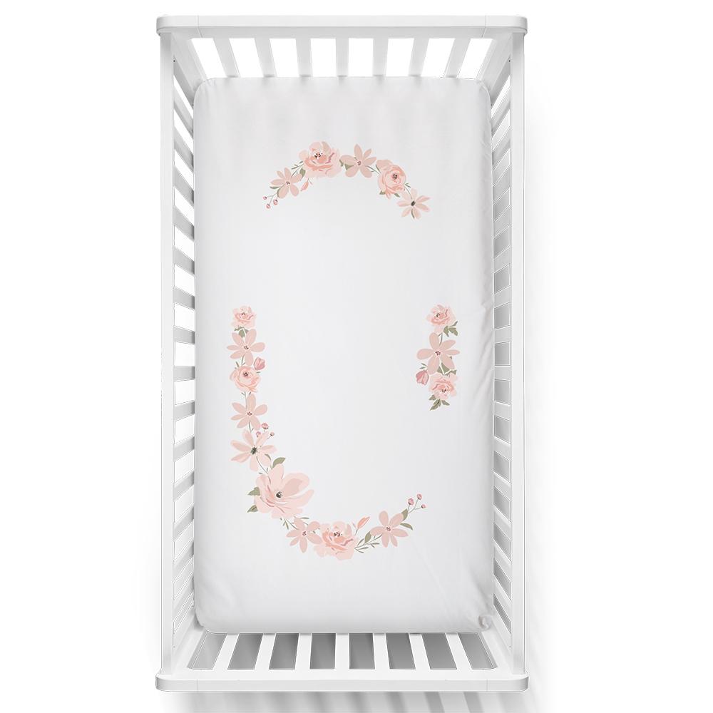 Lolli Living Cot Fitted Sheet (Floral Bouquet)
