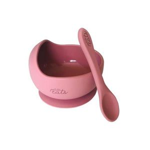 Petite Eats Suction Bowl and Spoon Set - Choose Your Colour