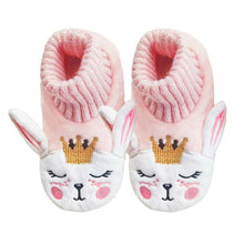 Load image into Gallery viewer, SnuggUps Non-Slip Slippers For Toddlers - Pink Bunny - Size L (3years +) Only
