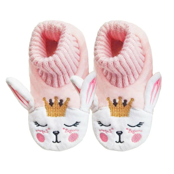SnuggUps Non-Slip Slippers For Toddlers - Pink Bunny - Size L (3years +) Only