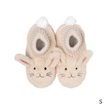 Load image into Gallery viewer, SnuggUps Non-Slip Slippers For Toddlers - Beige Blush Bunny
