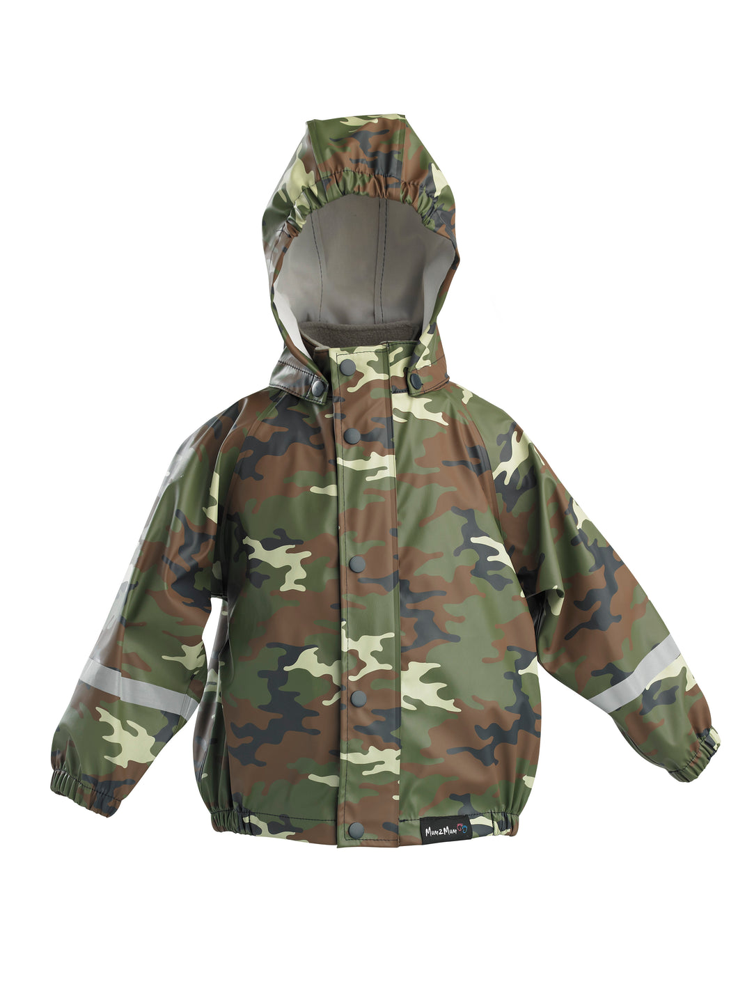 Mum2mum Rainwear Jacket - Camo - Size 1, 2, 3 years