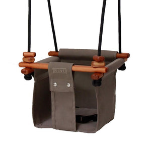 SOLVEJ Baby Toddler Swing - Classic Taupe