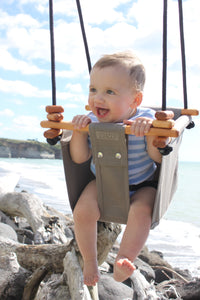 SOLVEJ Baby Toddler Swing - Autumn Rust