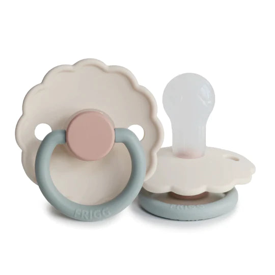 Frigg Silicone Pacifier 2 pack - Daisy Cotton Candy