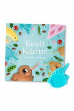Load image into Gallery viewer, Kuwi&#39;s Kitchen (Kiwi Kids&#39; Cookbook) with FREE Kuwi Bikkie Cutter!
