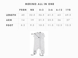 Babu Merino All-In-One - Gumdrop Stripe