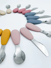 Load image into Gallery viewer, Petite Eats Full Metal Cutlery Set - Choose your colour
