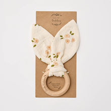Load image into Gallery viewer, Over the Dandelions Organic Bunny Ear Teether - Daisy
