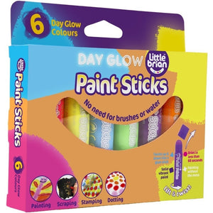 Little Brian Paint Sticks Day Glow - 6 Pack