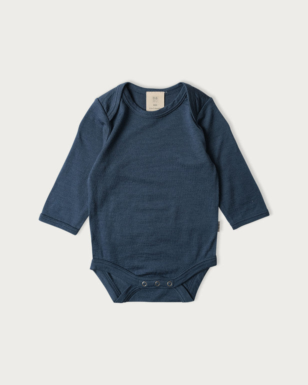 Babu Merino Bodysuit - Denim