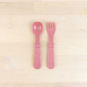 Re-Play Toddler Utensils - Forks & Spoons - Choose your colour