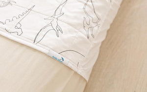 Brolly Sheet with Wings - Single Bed Size - Dinosaur